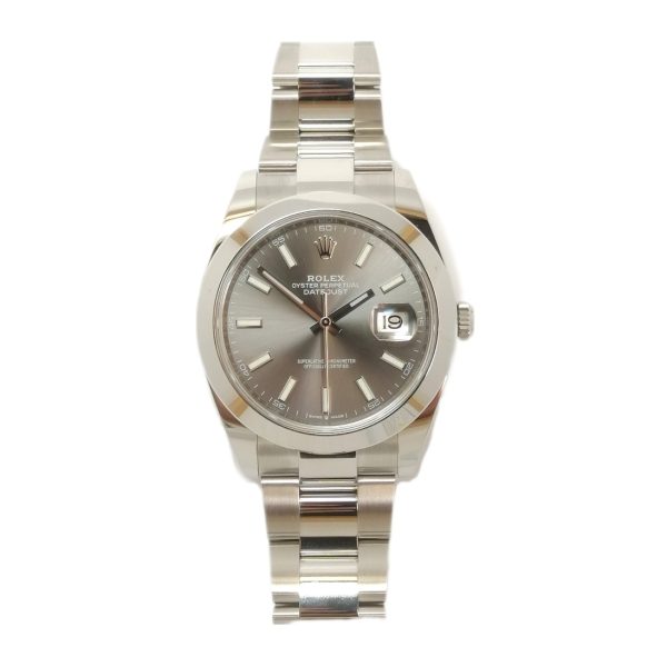 Rolex Grey Dial DateJust 41 Watch 126300