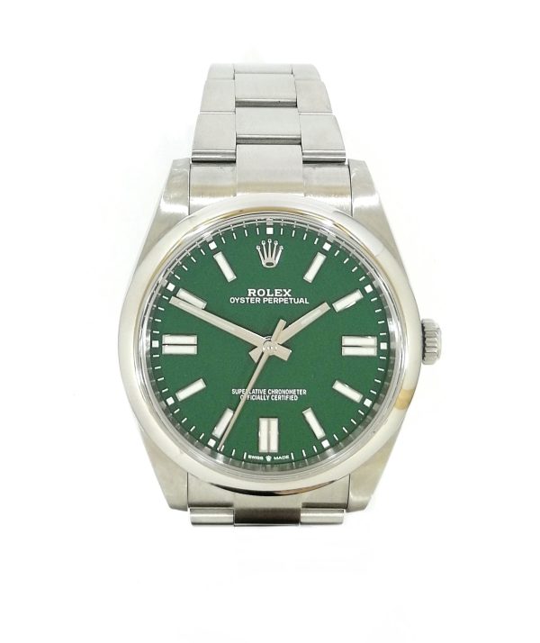 Rolex Oyster Perpetual 41 Green 124300