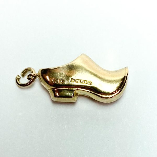 9ct Gold Clog Charm (Chester 1959)
