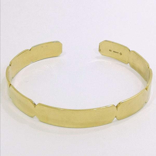 9ct Gold Fancy Torque Style Bangle 30.1g