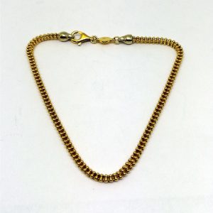 18ct Gold Bobble Link Bracelet