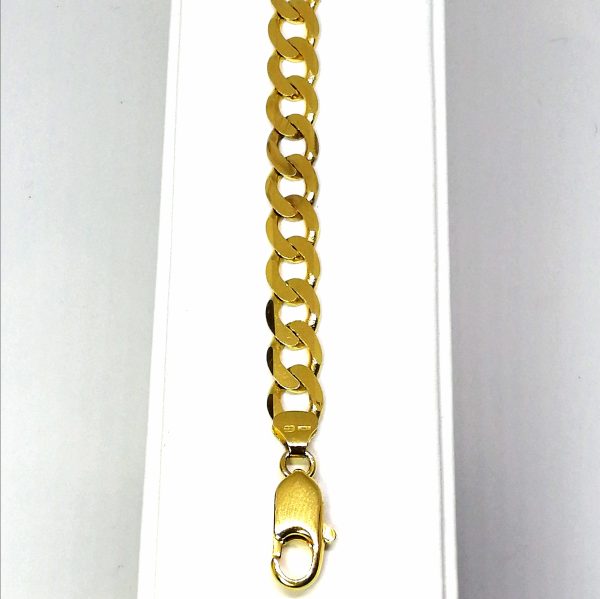 18ct Gold Filed Curb Bracelet
