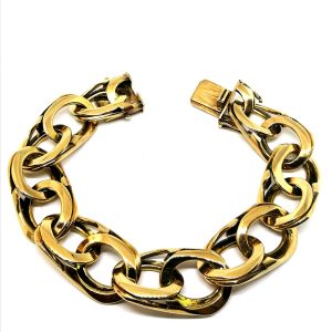 9ct Gold Fancy Figure Of 8 Link Bracelet