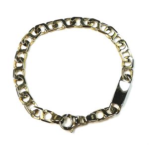 9ct Gold S Link & Bar Bracelet