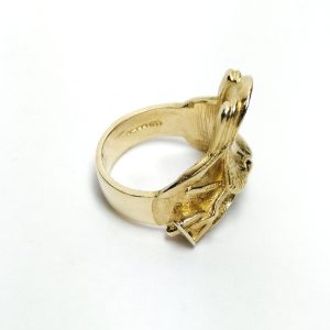 9ct Gold Saddle Ring