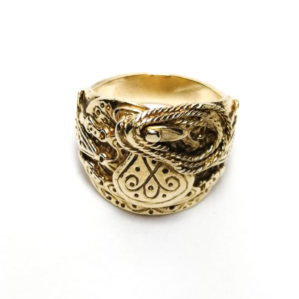 9ct Gold Saddle Ring