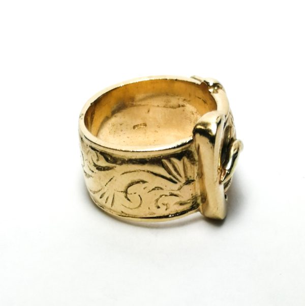 9ct Gold Buckle Ring