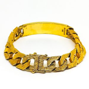 22ct Gold ID Bracelet