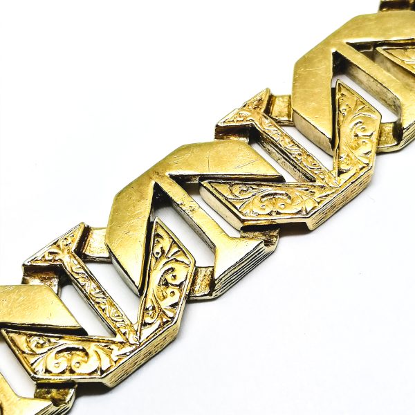 9ct Gold Anchor Link Bracelet