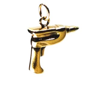 9ct Gold Solid Drill Pendant