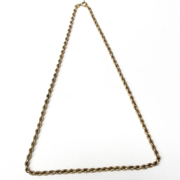9ct Gold 17" Rope Chain (1980)
