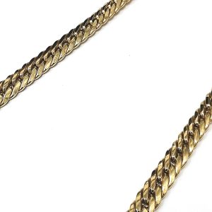 9ct Gold Graduated Double Curb Chain