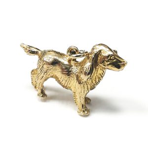 9ct Gold Springer Spaniel Dog (1962)