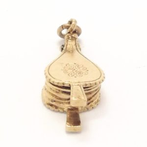 Vintage 9ct Gold Bellows Charm