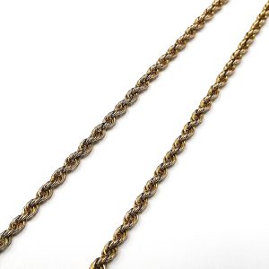 14ct Rose Gold 19" Rope Chain