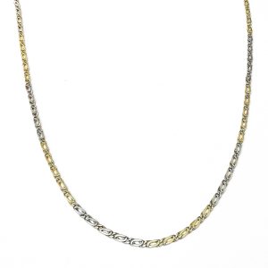 14ct Gold 22" Fancy Link Chain