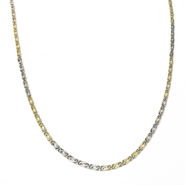 14ct Gold 22" Fancy Link Chain