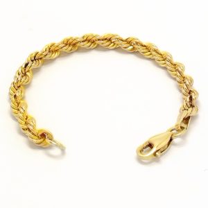 9ct Gold Childs Rope Bracelet