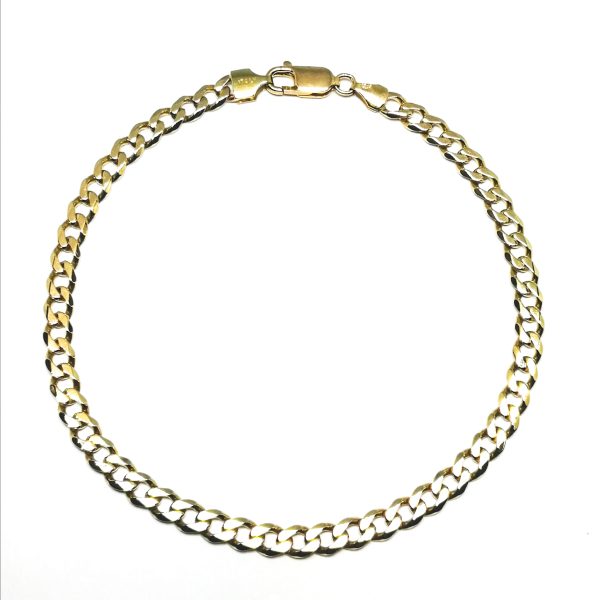 9ct Heavy Curb Anklet 10.6 Grams