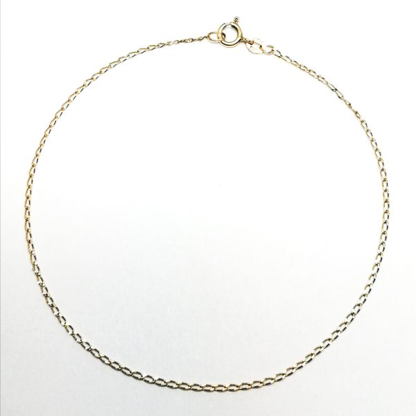 9ct Gold Curb Anklet