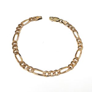 9ct Gold Figaro Bracelet