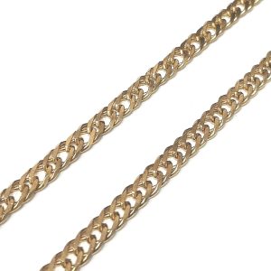 9ct Gold Double Curb Chain 20"