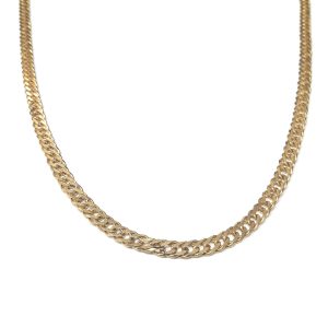 9ct Gold Double Curb Chain 20"