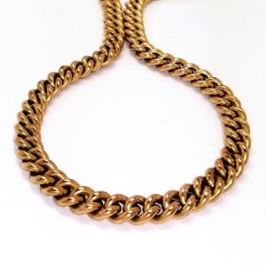 9ct Gold 18" Curb Link Chain 49.8g