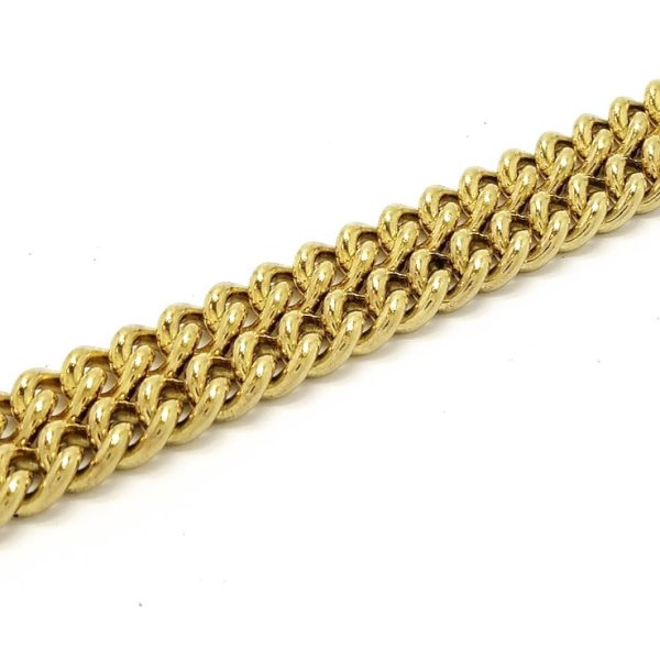 9ct Gold 18" Solid Curb Link Chain 52.g