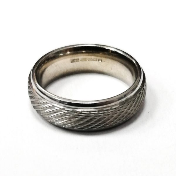 Silver Fancy Band Ring