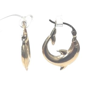 Dolphin Creole Earrings