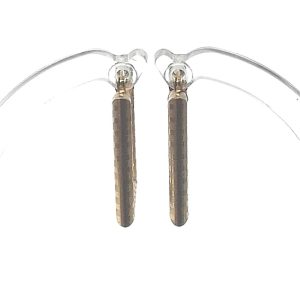 9ct Gold Patterned Hoops