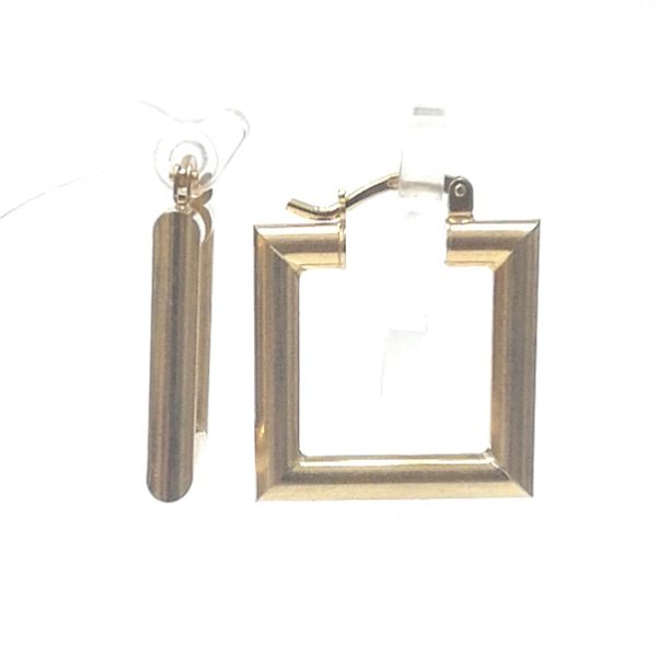 9ct Gold Square Hoops