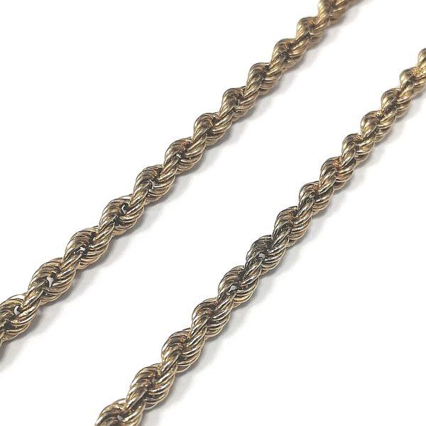 9ct Gold 16" Rope Chain