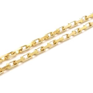 9ct Gold 34" Filed Belcher Link Chain 26.7g