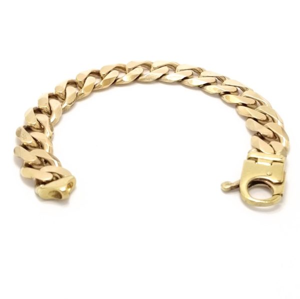 9ct Gold Curb Link Bracelet 48.2g
