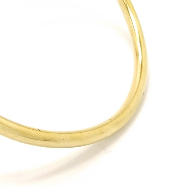 9ct Gold Large Solid Bangle 63.2g