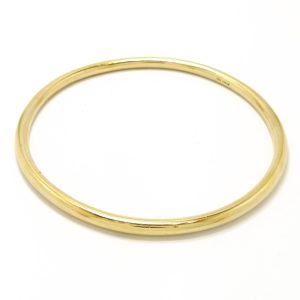 9ct Gold Large Solid Bangle 63.2g