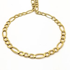 9ct Gold 25" Figaro Chain