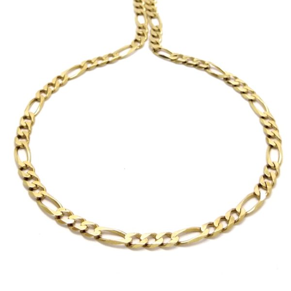 9ct Gold 30" Figaro Link Chain
