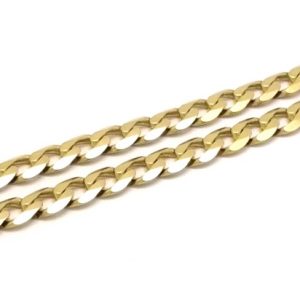 9ct Gold 30" Curb Link Chain