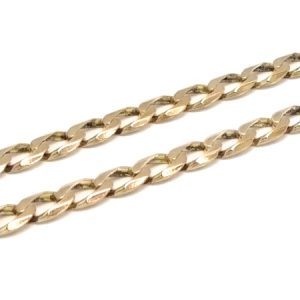 9ct Gold 19" Curb Link Chain
