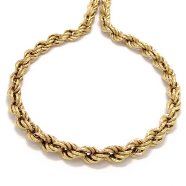 9ct Gold 18" Hollow Rope Link Chian