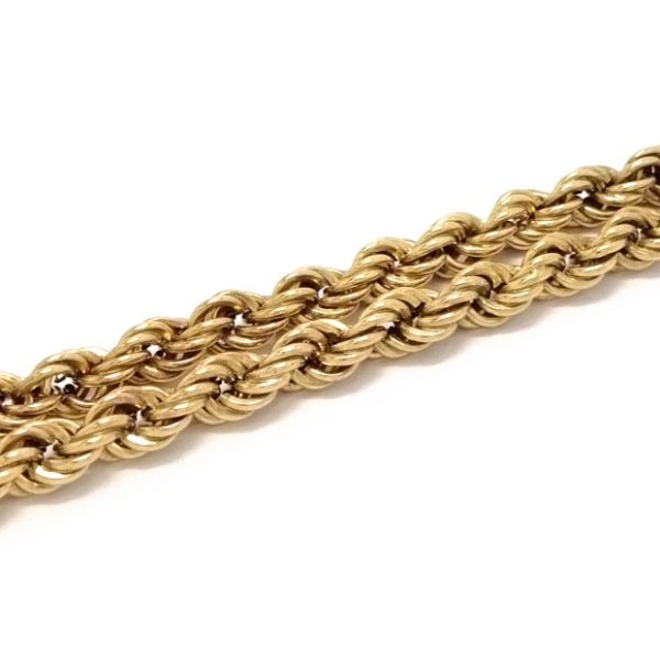 9ct Gold 18" Hollow Rope Link Chian