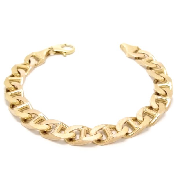 9ct Gold Anchor Link Bracelet 39.9g
