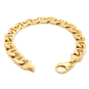 9ct Gold Anchor Link Bracelet 39.9g