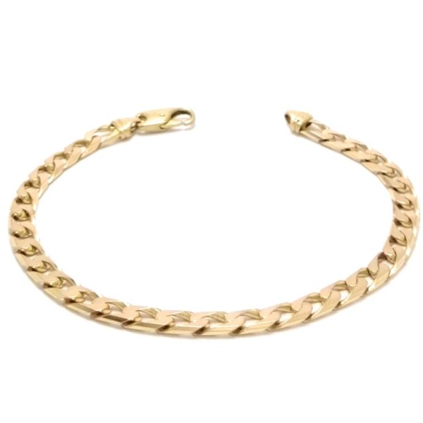 9ct Gold Filed Curb Link Bracelet