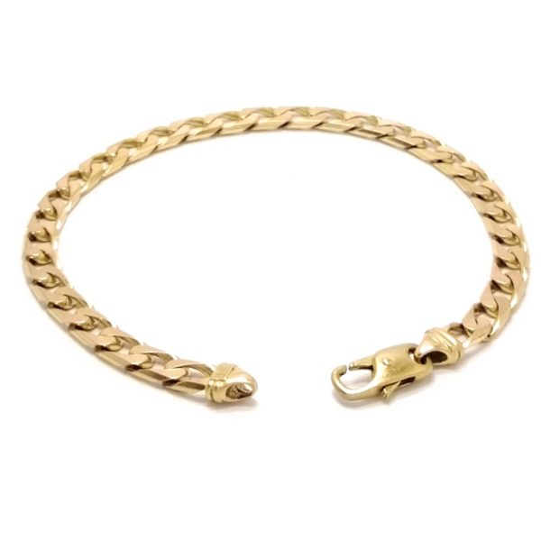 9ct Gold Filed Curb Link Bracelet