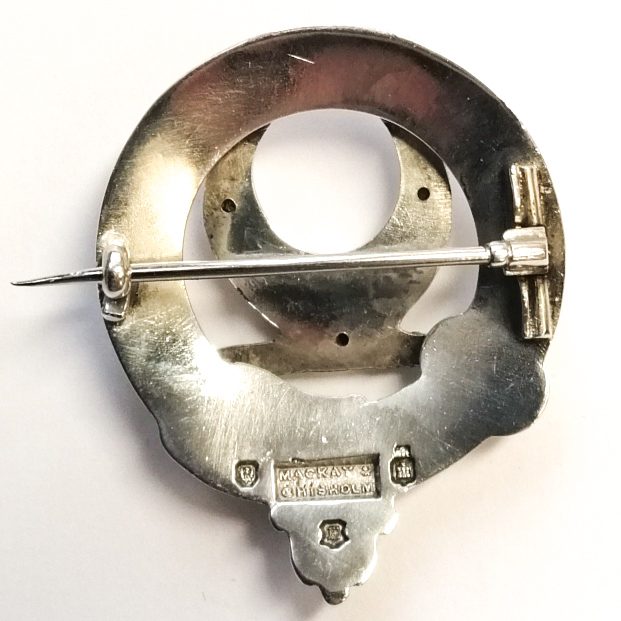 Silver Scottish Clan Brooch (Edinburgh 1910) Vintage Jewellery