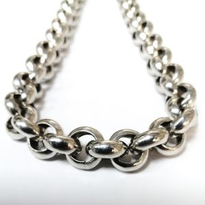 Silver 20" Belcher Chain with T-Bar